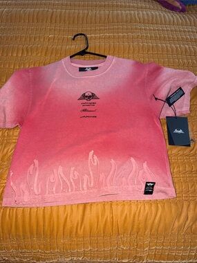 Civil regime Pink Flame Graphic Tee - Unbranded